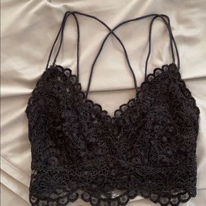 Intimately free people Celine velvet Bralette